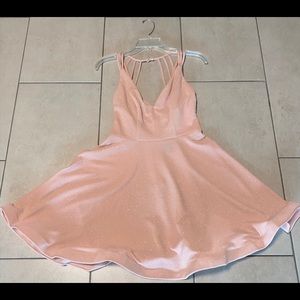 New Juniors B. Darlin Pink Sparkle Dress Size 9/10